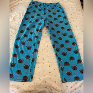 Fleece pajama bottoms